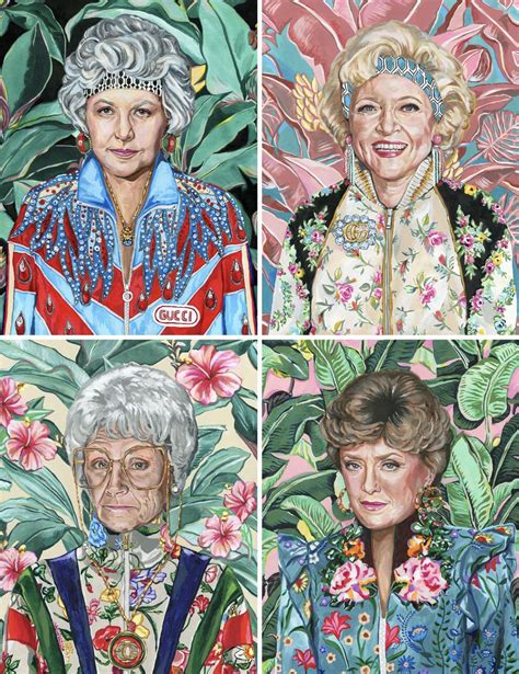 golden girls gucci paintings